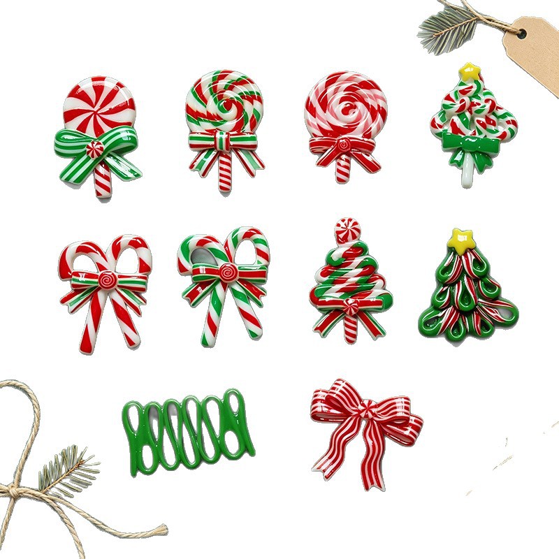 5pcs Christmas Resin Accessori - Gold 6138 ulasan dan harga